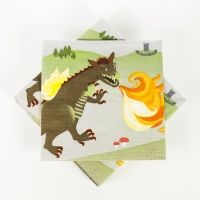 Servietten Ritter & Drache
