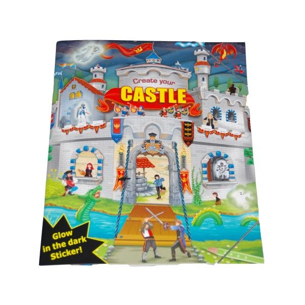 Stickerbuch Ritter Create your Castle