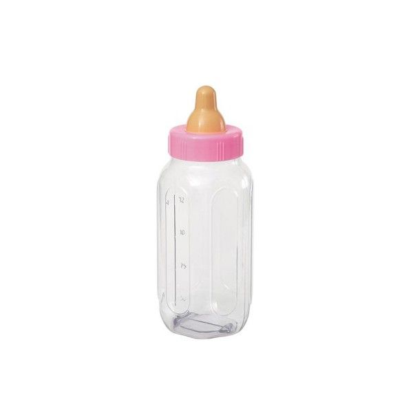 T1142058-Deko-Baby-Flaeschchen-rosa-1-Stueck