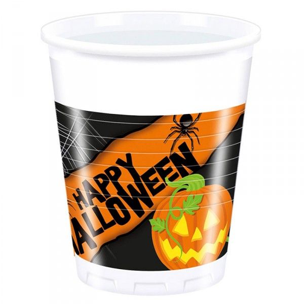 Trinkbecher Halloween, 200ml, 8 Stück