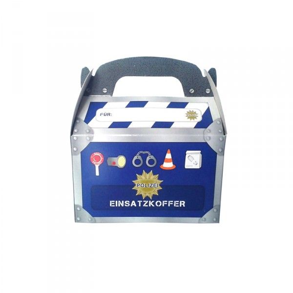 Partyboxen Polizei, 6 Stück X X