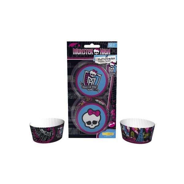 Muffinförmchen Monster High, 50 Stück