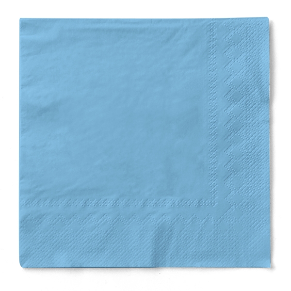 Servietten Hellblau, 33cm, 20 Stück