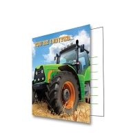 Einladungen-Traktor-8-Stueck Einladungen-Traktor-8-Stueck