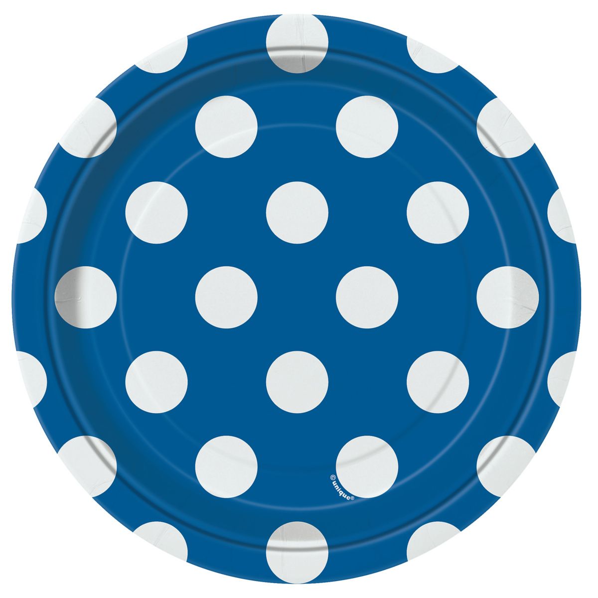 Creative Party Haifisch Pappteller - 8 Stück Blaue Party Teller 23cm