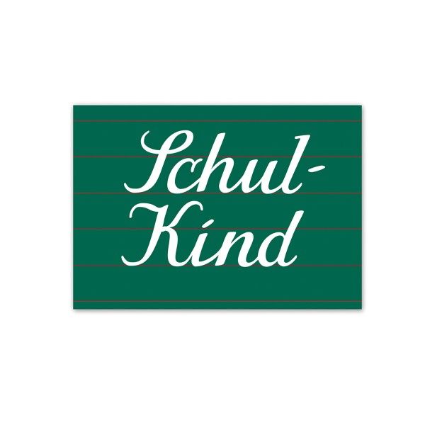 Postkarte Schulkind