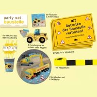 Party-Set Baustelle, 34-teilig Party-Set Baustelle, 34-teilig