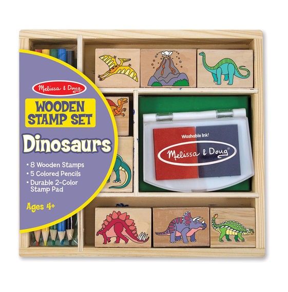 Stempel Set Dinosaurier