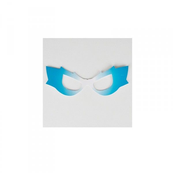 Masken Superheld blau, 8 St