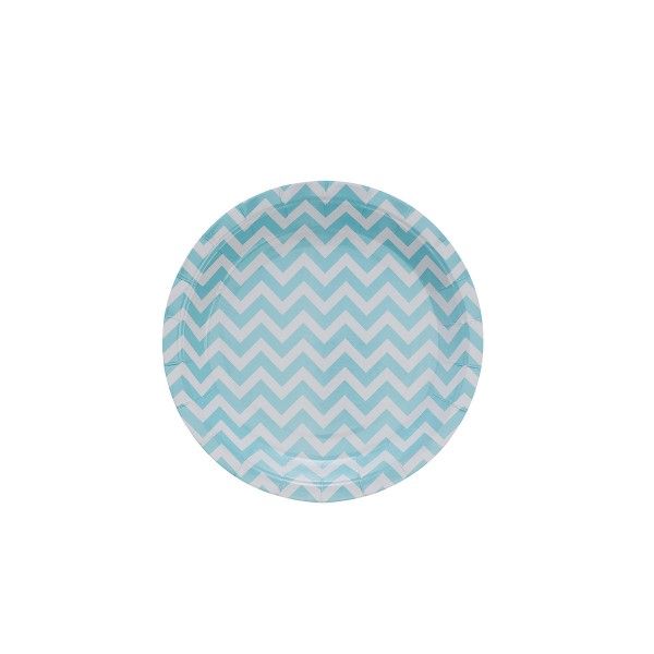 Pappteller-Chevron-Divine-23cm-8-Stueck