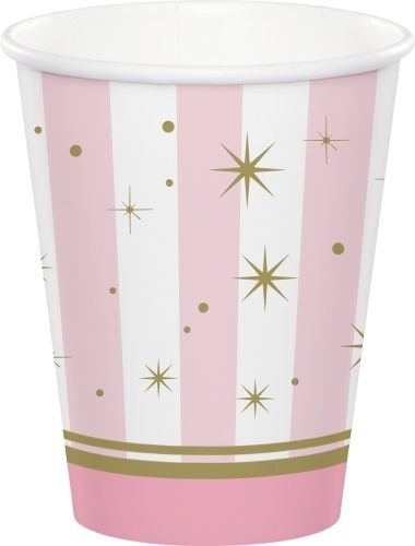 Pappbecher bezaubernde Ballerina, 266 ml, 8 Stück