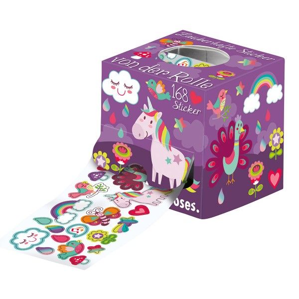 Stickerrolle Pferd Rosa