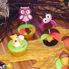 Waldparty-Cupcakes