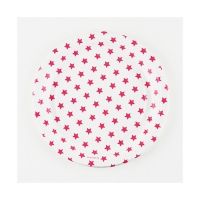 Pappteller Sterne, pink, ø 23cm, 8 Stück Pappteller Sterne, pink, ø 23cm, 8 Stück