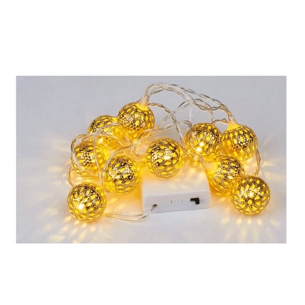 Lichterkette Kugeln, 1,4m, elektrisch X