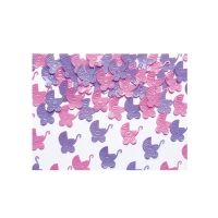T1142546-Konfetti-Kinderwagen-rosa-lila-15g T1142546-Konfetti-Kinderwagen-rosa-lila-15g