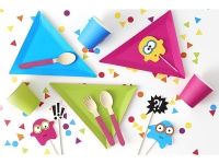 Pappteller Monster, 6 Stück Pappteller Monster, 6 Stück