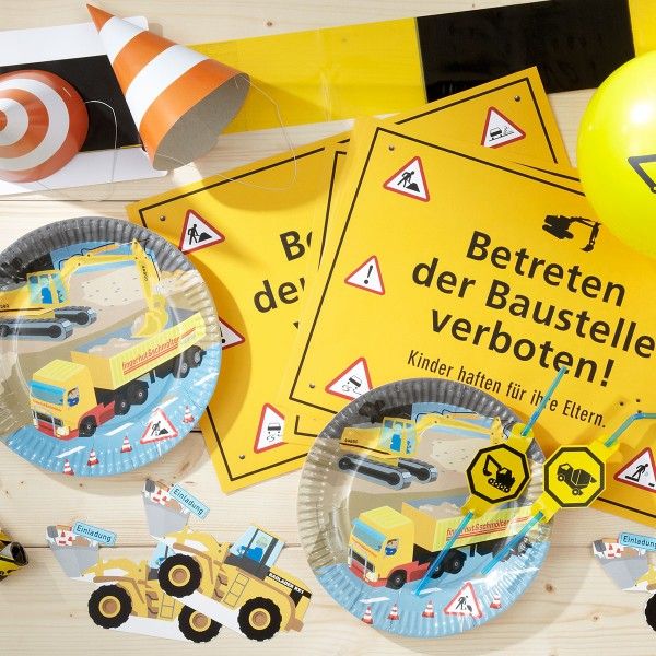Baustellen Partyset
