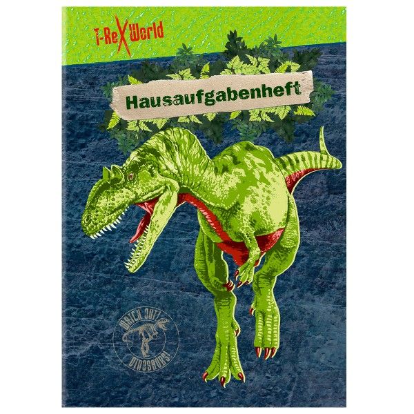 Hausaufgabenheft A5 Dino T-Rex World