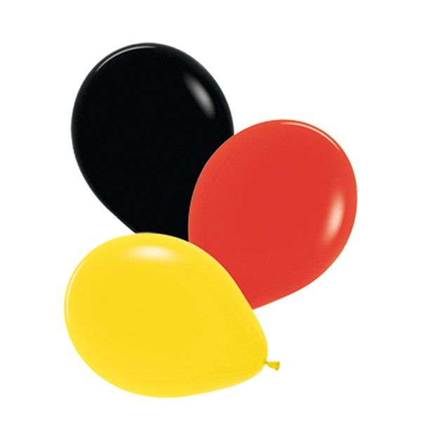 Luftballons Deutschland, 30 cm, 12 Stück