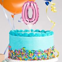 Kuchenpicker Folienballon Zahl 0 in Pink, 22 cm klein, selbstaufblasend, 1 Stück Kuchenpicker Folienballon Zahl 0 in Pink, 22 cm klein, selbstaufblasend, 1 Stück