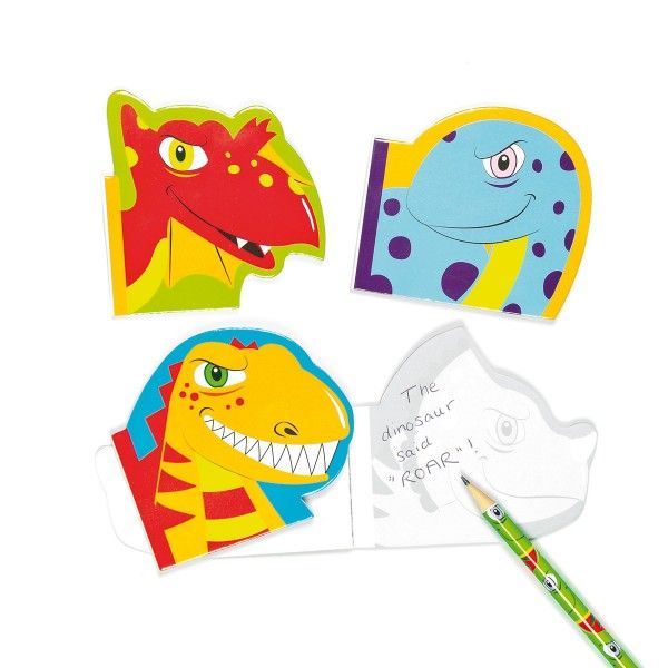 Notizblöcke Dino, 8 Stück X X