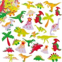 Moosgummi-Aufkleber Dino, 102 Stück Moosgummi-Aufkleber Dino, 102 Stück