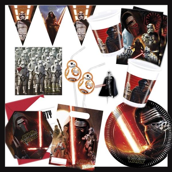 Party-Set Star Wars Box, 62-teilig