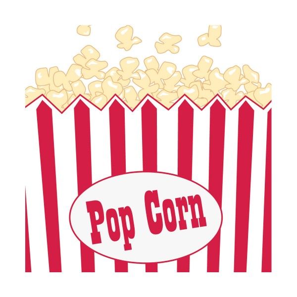 Servietten Popcorn, 25cm, 16 St