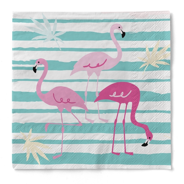 Serviette Flamingo, 20 Stück