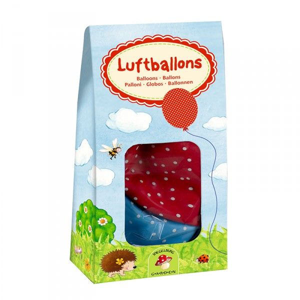 Luftballons fröhliche Tupfen, 8 Stück X