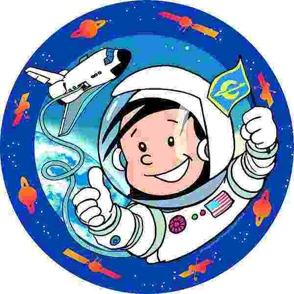 Zucker-Tortenaufleger Astronaut Flo, ø 16cm