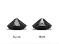 Platzkartenhalter Diamanten, Schwarz, 10 Stück Platzkartenhalter Diamanten, Schwarz, 10 Stück