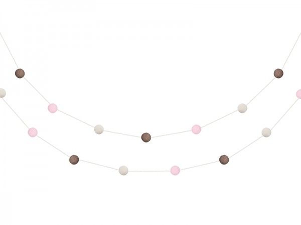 Pom-Pom-Girlande Sweets, 2 m