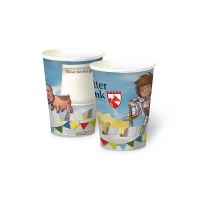 Pappbecher Ritter Trenk, 8 Stück Pappbecher Ritter Trenk, 8 Stück