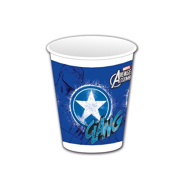 T1142334-Trinkbecher-Avengers-Teen-Captain-America-200ml-8-Stueck