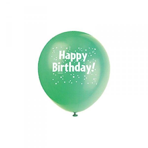 Luftballons Happy Birthday, 8 Stück X