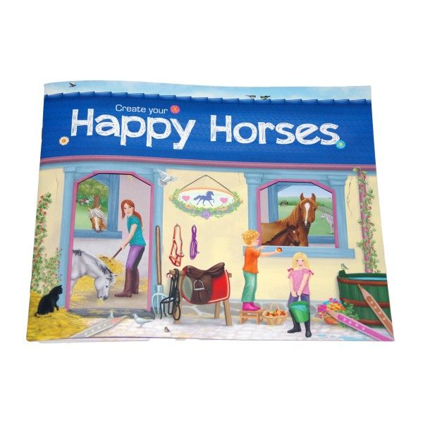 Stickerbuch Pferde Create your Happy Horse