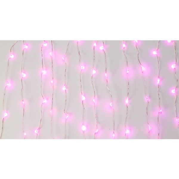 Lichterkette pink, 3m