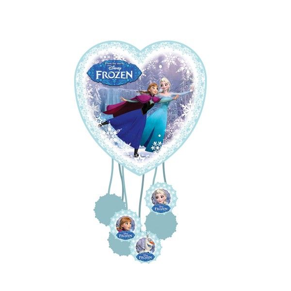 Mini Pinata Eiskönigin zum Ziehen