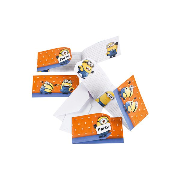 minions inbjudningskort