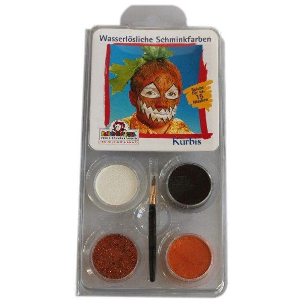 Schminke Motiv-Set Kürbis