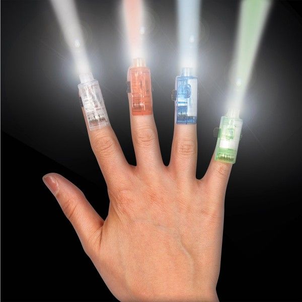 Superhelden Fingerlichter, 4 Stück