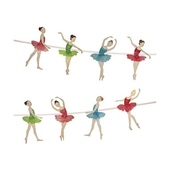Ballett Girlande 2,5 Meter, 8 Anhänger