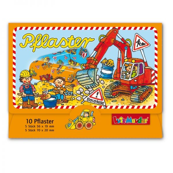 Pflasterbriefchen Baustelle, 10 Stück