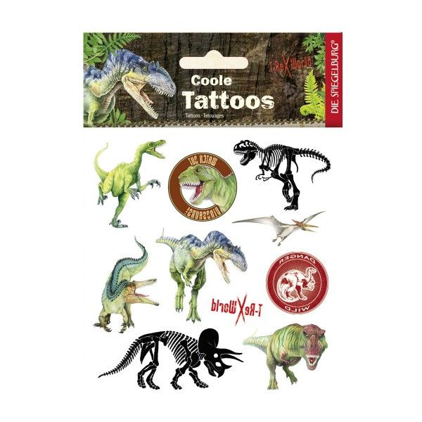 T-Rex World Tattoos, ca. 11,5x16cm