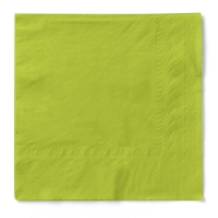 Servietten Kiwi grün, 33cm, 20 Stück Servietten Kiwi grün, 33cm, 20 Stück