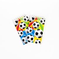 Fußball Luftschlangen 6er-Set – 120 Röllchen, 4m Lang, Schwer Entflammbar, Made In Austria