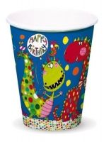 Pappbecher Frecher Dino, 8 Stück Pappbecher Frecher Dino, 8 Stück