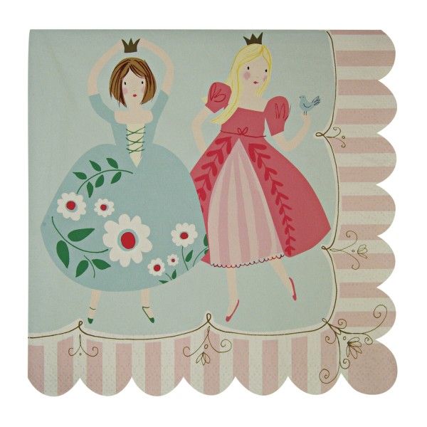 Servietten Prinzessin, 20 Stück